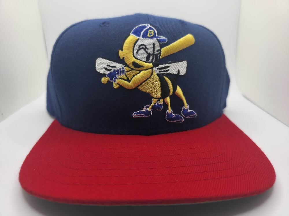 New Era Burlington Bees Hat 1993 Minor League Snapback MiLB Vintage Deadstock